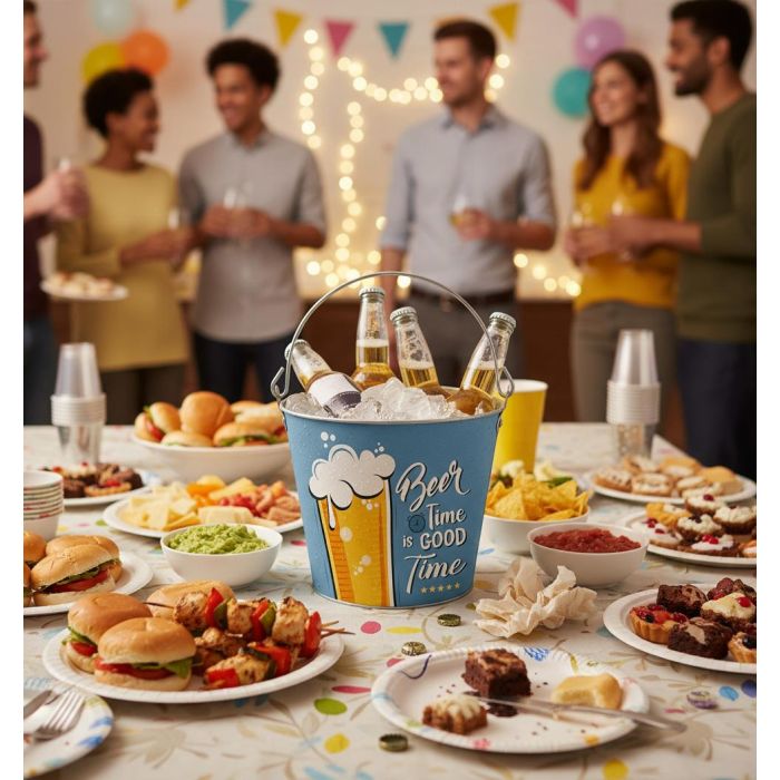 Inde Cubo para Hielo Redondo, 5 Litros, Capacidad 5L, Diámetro 22.5 cm x Altura 18.5 cm (8 Unidades) 3 Inde Cubo para Hielo Redondo, 5 Litros, Capacidad 5L, Diámetro 22.5 cm x Altura 18.5 cm (8 Unidades) 3