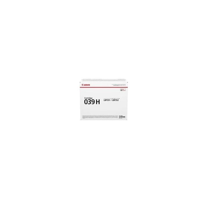 Canon 039H Tóner Negro de Alto Rendimiento 25000 Copias para LBP351DN, LBP352DN