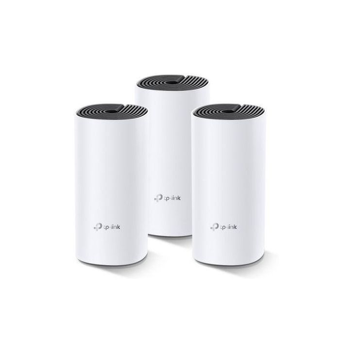 TP-Link DECO M4(3-PACK) Sistema WiFi Mesh AC1200 para Todo el Hogar. Doble Banda, 2 Puertos Gigabit Ethernet. Pack 3 Unidades. 0 TP-Link DECO M4(3-PACK) Sistema WiFi Mesh AC1200 para Todo el Hogar. Doble Banda, 2 Puertos Gigabit Ethernet. Pack 3 Unidades. 0