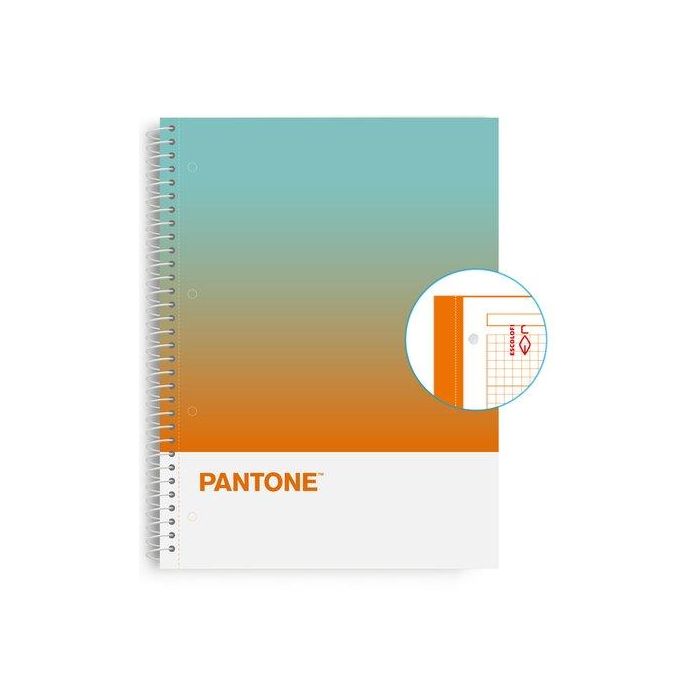 Bloc Escolofi Notebook Pantone Together A4 80H Cuadric.5X5 90G Courage 5 unidades