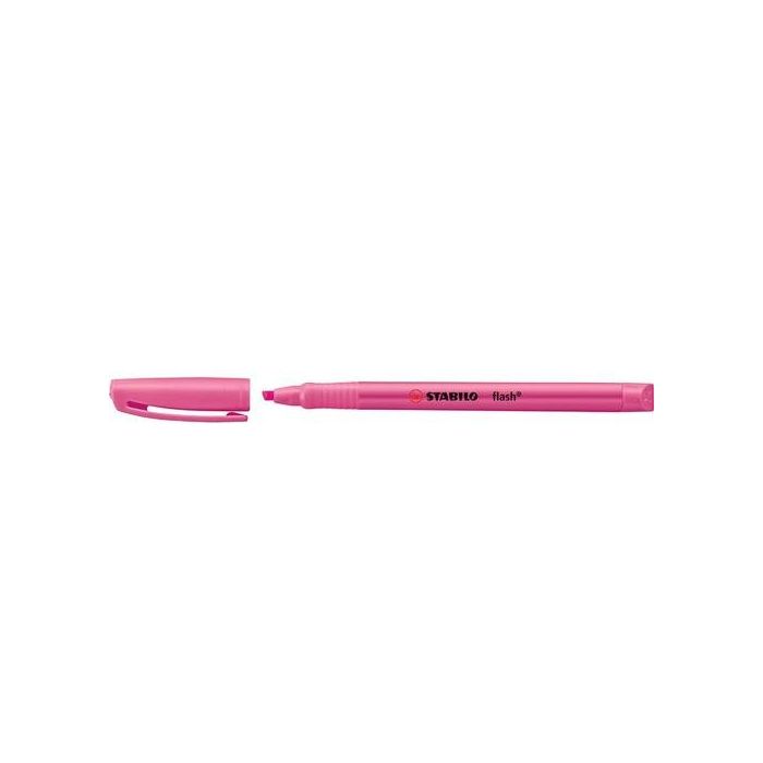 Stabilo Marcador Fluorescente Flash Rosa Caja 10 Ud con Tecnología Anti-Secado y Diseño de Bolsillo Stabilo Marcador Fluorescente Flash Rosa Caja 10 Ud con Tecnología Anti-Secado y Diseño de Bolsillo