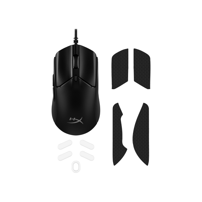 HyperX Ratón Gaming Pulsefire Haste 2 Negro 6N0A7AA 26000 DPI 8000 Hz Ultraligero 53g 5