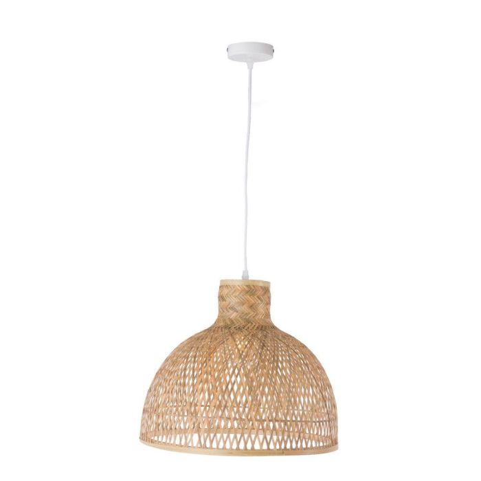 Singkawang SKD-P80026 Lámpara Colgante de Bambú, Estilo Natural, Mediterráneo, Boho-Chic, Casquillo E27 2