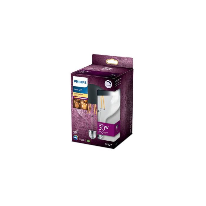 Bombilla LED Philips E27 G120 Dimable 7.2W 650Lm 2700K [PH-8718699782498]