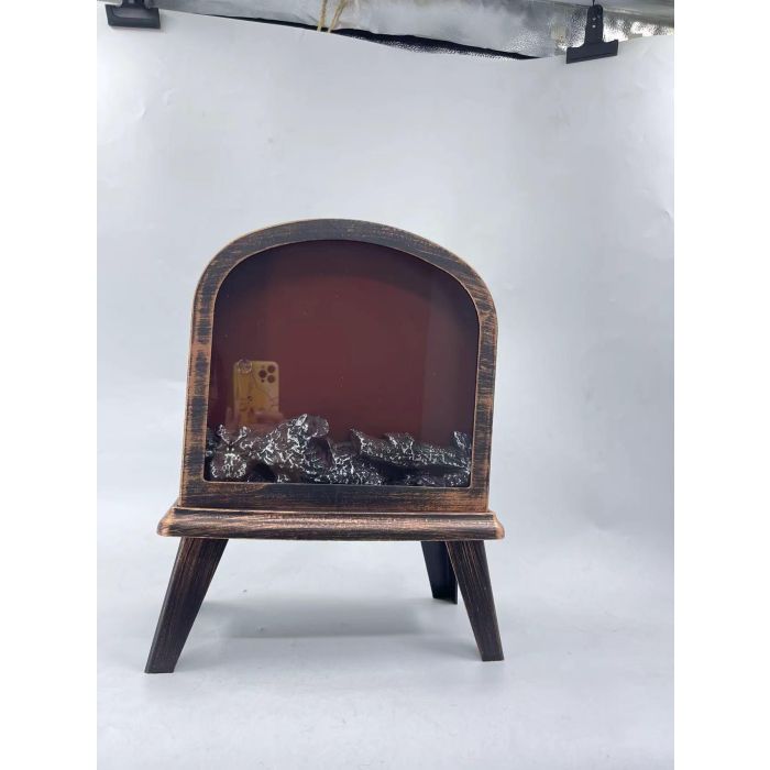 DKD Home Decor Chimenea Decorativa de Navidad Alpina Negra, Iluminación LED, Desmontable, Material PP, 15x41x31 cm 1 DKD Home Decor Chimenea Decorativa de Navidad Alpina Negra, Iluminación LED, Desmontable, Material PP, 15x41x31 cm 1