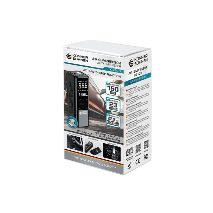 Compresor de Aire Könner & Söhnen P20 120 W 150 PSI 1