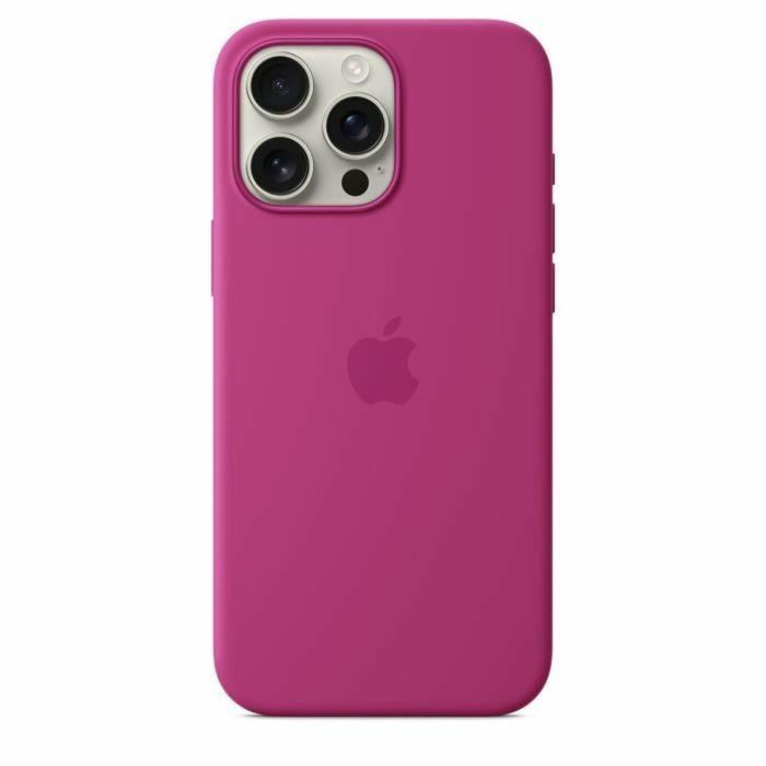 APPLE iPhone 16 Pro Max - Funda de Silicona con MagSafe - Fucsia 2