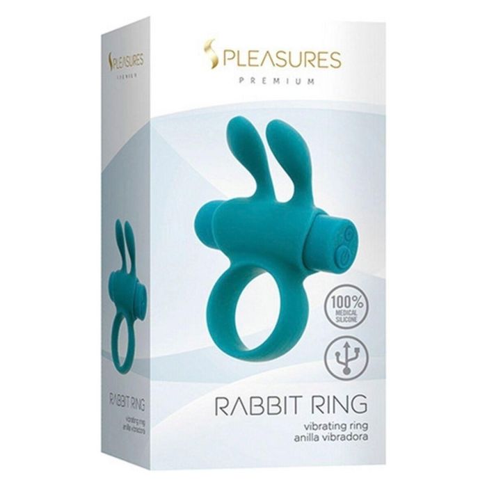 Anillo para el Pene S Pleasures Turquesa 1 Anillo para el Pene S Pleasures Turquesa 1