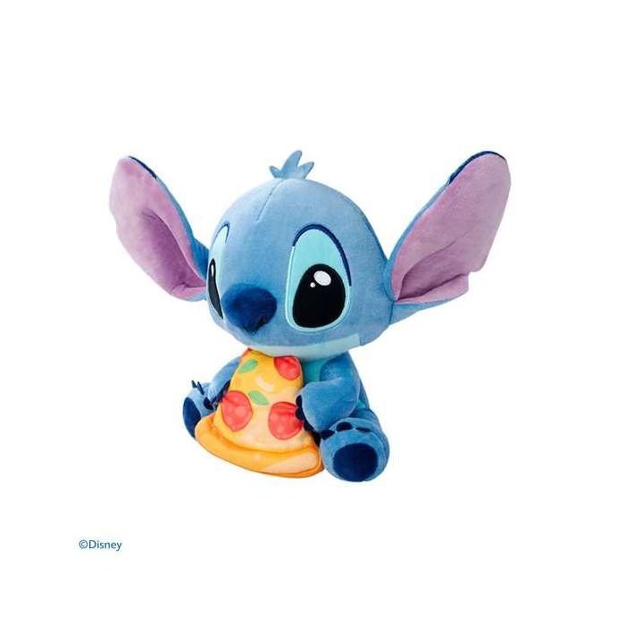 Peluche stitch con pizza, 25cm 2 Peluche stitch con pizza, 25cm 2