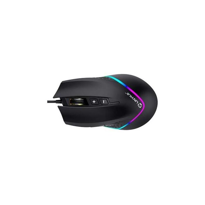 Unykach Nova M244 Ratón Gaming 6400DPI con Cable USB, 7 Botones, Iluminación RGB, Negro 1 Unykach Nova M244 Ratón Gaming 6400DPI con Cable USB, 7 Botones, Iluminación RGB, Negro 1