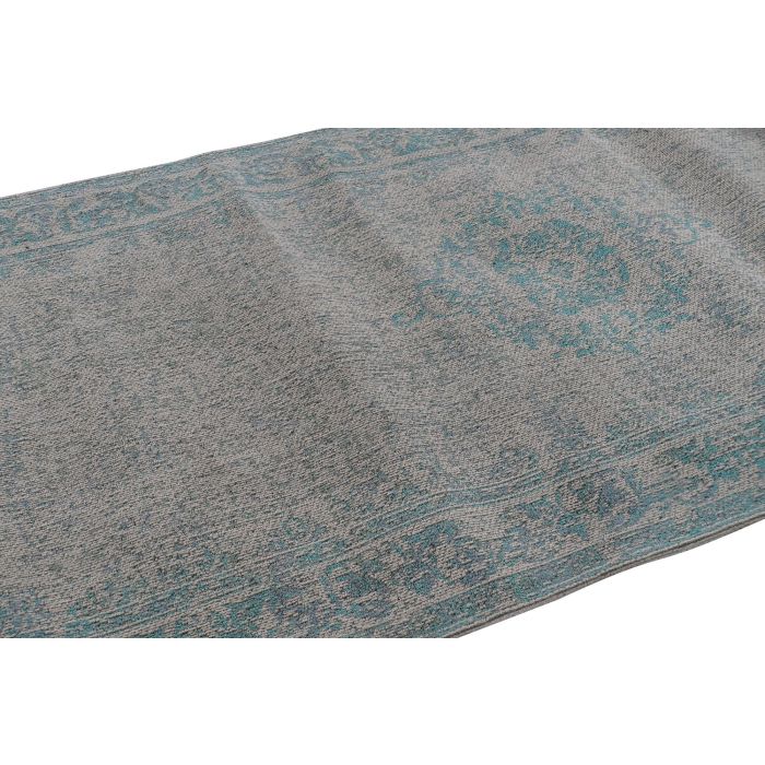 DKD Home Decor Alfombra Árabe Aladin Algodón Chenilla Poliéster Beige Gris Verde Jade 240 x 60 x 1 cm 3 DKD Home Decor Alfombra Árabe Aladin Algodón Chenilla Poliéster Beige Gris Verde Jade 240 x 60 x 1 cm 3