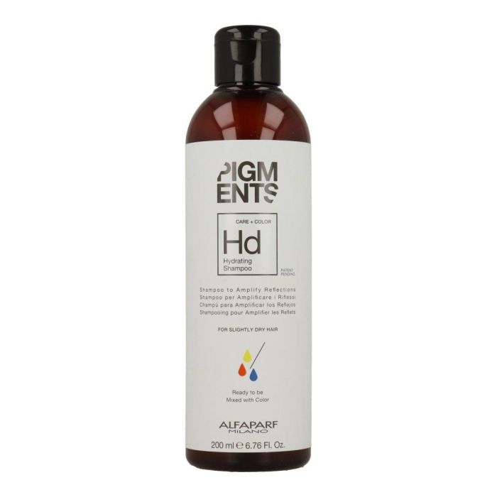Alfaparf Champú Hidratante con Pigments para Cabello Liso y Seco 200 ml