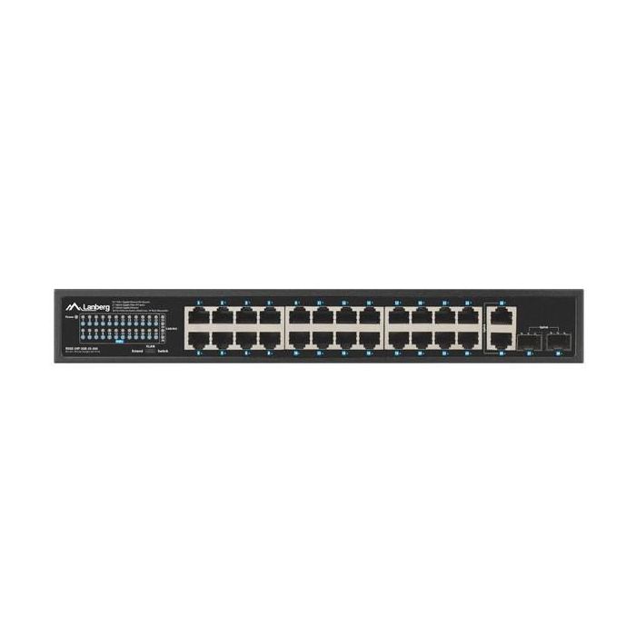 Lanberg RSGE-24P-2GE-2S-360 Switch No administrado 24 puertos RJ-45 Ethernet 4 Lanberg RSGE-24P-2GE-2S-360 Switch No administrado 24 puertos RJ-45 Ethernet 4