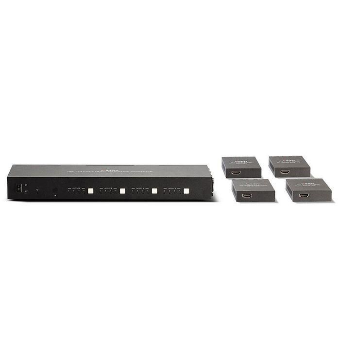 Lindy 70m Cat.6 4x4 HDMI 4K60 Matrix Extender 2 Lindy 70m Cat.6 4x4 HDMI 4K60 Matrix Extender 2