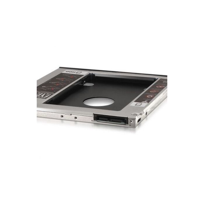 AISENS A129-0151 Adaptador Caddy para Disco Duro SSD/HDD 2.5" (7mm) en Bahía Óptica de Portátil 9.5mm, Negro/Plata 1 AISENS A129-0151 Adaptador Caddy para Disco Duro SSD/HDD 2.5" (7mm) en Bahía Óptica de Portátil 9.5mm, Negro/Plata 1