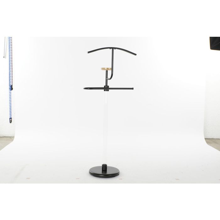 DKD Home Decor Galan Loft Negro Transparente Metal Madera 28 x 46 x 114 cm 4