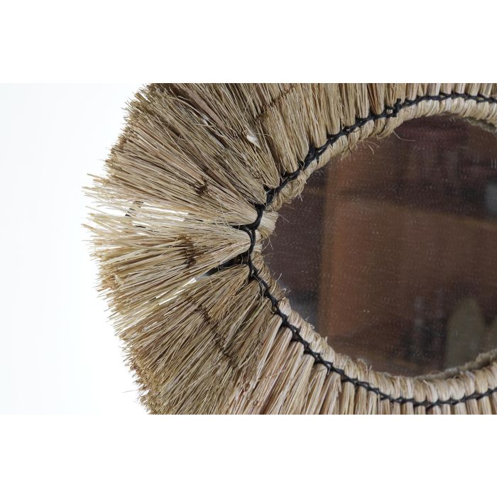 Espejo de pared DKD Home Decor Natural Bali 54 x 3 x 34 cm 1