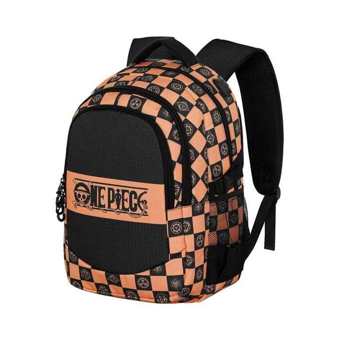 Karactermania Mochila One Piece Run. Plus Fan Chess 44x34x21 cm, Gran Capacidad, 3 Compartimentos, Puerto USB, Ripstop 3
