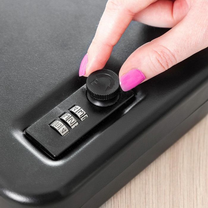 Caja Fuerte Portátil con Cable de Seguridad Prisaven InnovaGoods 11 Caja Fuerte Portátil con Cable de Seguridad Prisaven InnovaGoods 11