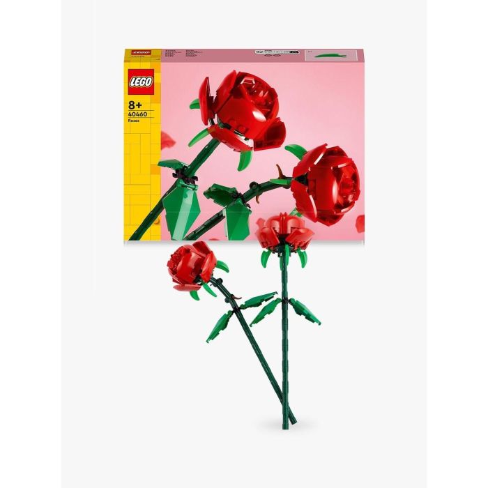 LEGO 40460 Rosas, Set de Flores Artificiales para Niñas y Niños a Partir de 8 Años, Decoración del Hogar 8