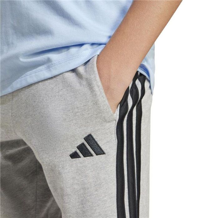 Pantalón Largo Deportivo Adidas 3 Bandas Kn Sh 210 Gris 1 Pantalón Largo Deportivo Adidas 3 Bandas Kn Sh 210 Gris 1