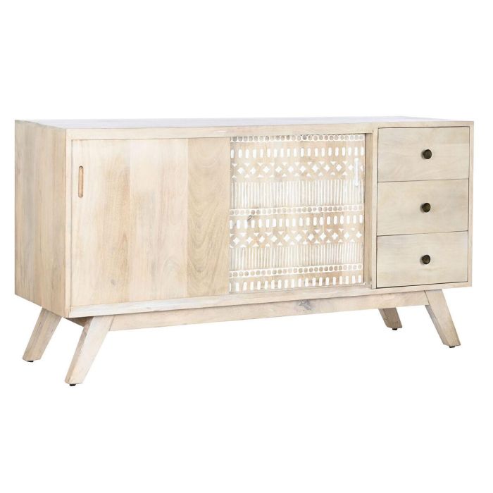 Buffet Boho DKD Home Decor Blanco Natural 42 x 75 x 145 cm