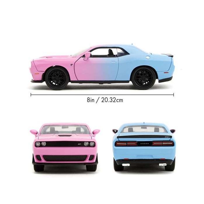 Coche pink slips dodge challenger hellcat escala 1:24 3 Coche pink slips dodge challenger hellcat escala 1:24 3