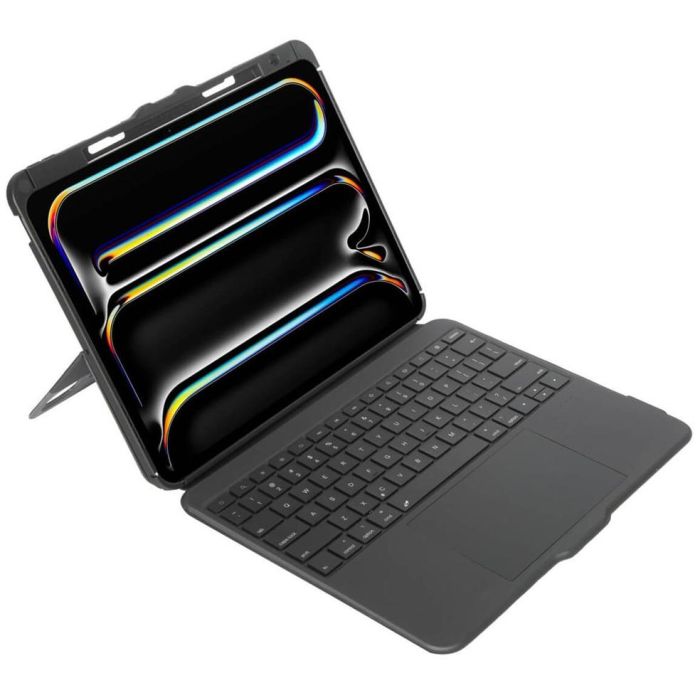 Targus VersaVu Funda con Teclado Bluetooth para iPad Pro 13" (M4) Español Trackpad Negro 13