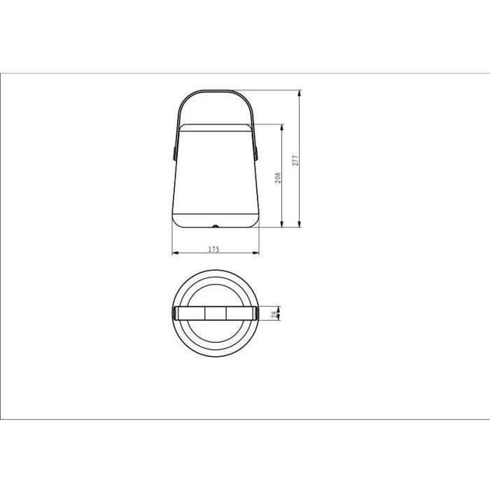 Linterna portátil recargable GALIX G4420 - USB 9 LED - Blanco cálido 2 Linterna portátil recargable GALIX G4420 - USB 9 LED - Blanco cálido 2