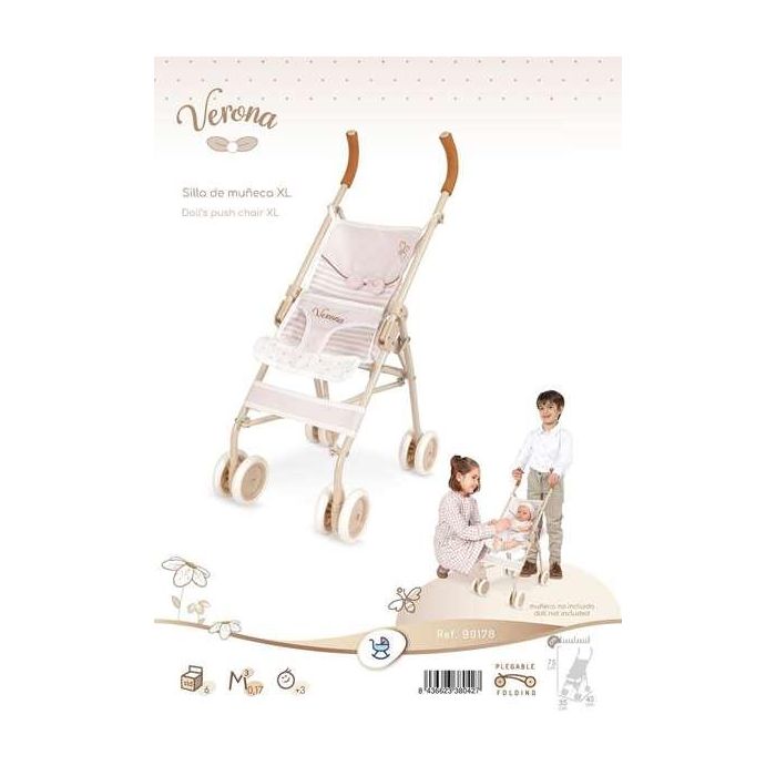 Silla de muñeca grande - para muñecas de hasta 52 cm. verona 35x45x75 cm 6 Silla de muñeca grande - para muñecas de hasta 52 cm. verona 35x45x75 cm 6