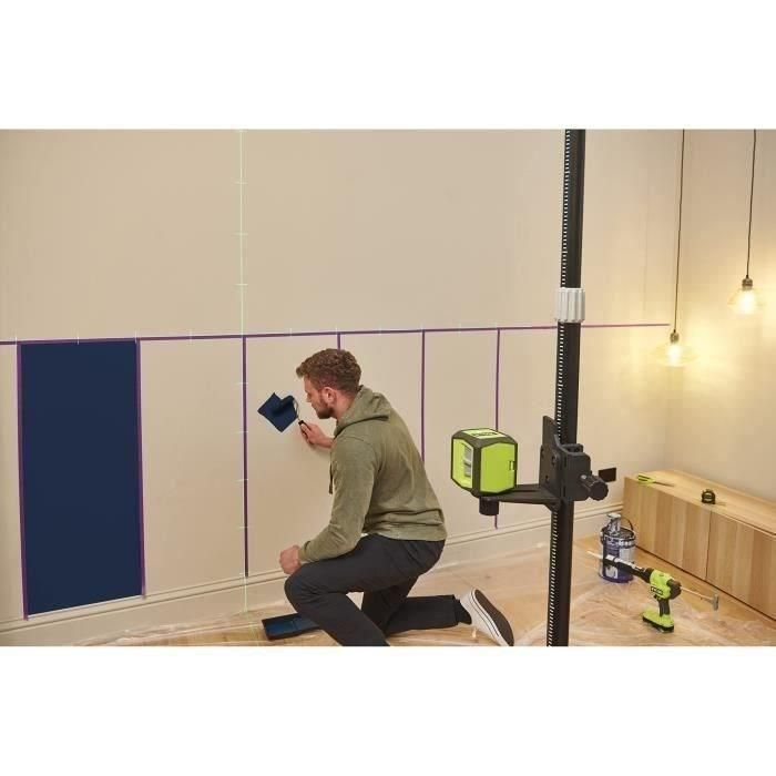 VERDE CROSS LASER CON RASIGOS DE REDIVERO - Escala de 15 m - Precisión +/- 0.5 mm - Entregado con un objetivo y 2 baterías 4 VERDE CROSS LASER CON RASIGOS DE REDIVERO - Escala de 15 m - Precisión +/- 0.5 mm - Entregado con un objetivo y 2 baterías 4