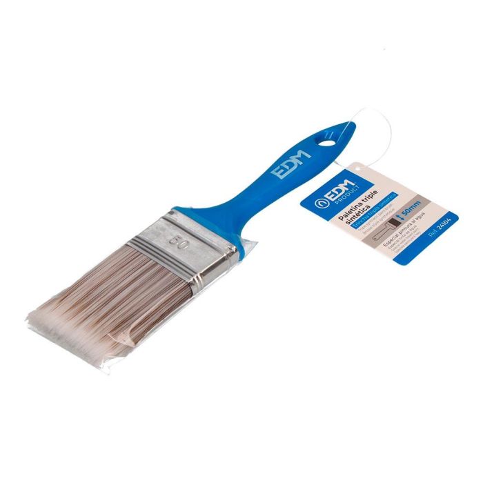 Edm Paletina Triple Especial Agua 50 mm Sintética para Pinturas Plásticas, Acrílica y Barniz al Agua 1 Edm Paletina Triple Especial Agua 50 mm Sintética para Pinturas Plásticas, Acrílica y Barniz al Agua 1