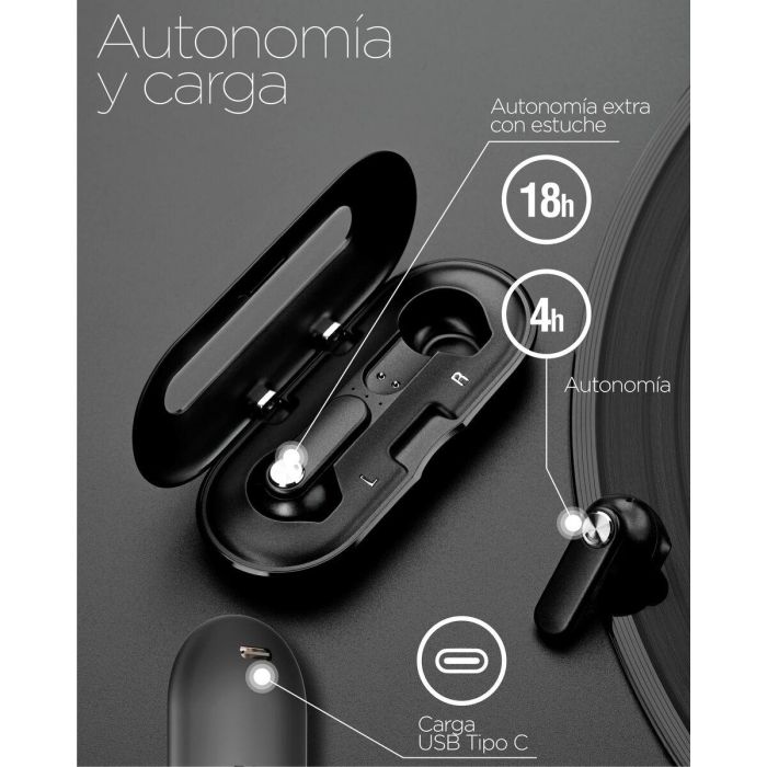 Auriculares Inalámbricos KSIX Leaf 6 Auriculares Inalámbricos KSIX Leaf 6
