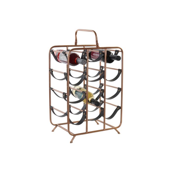 Botellero Loft DKD Home Decor Cobrizo Negro 23.5 x 61 x 37 cm 2