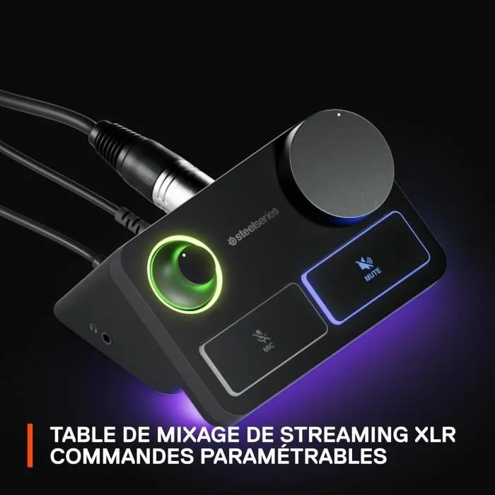 Steelseries Micrófono para Juegos XLR con Calidad de Estudio Alias Pro Negro 4