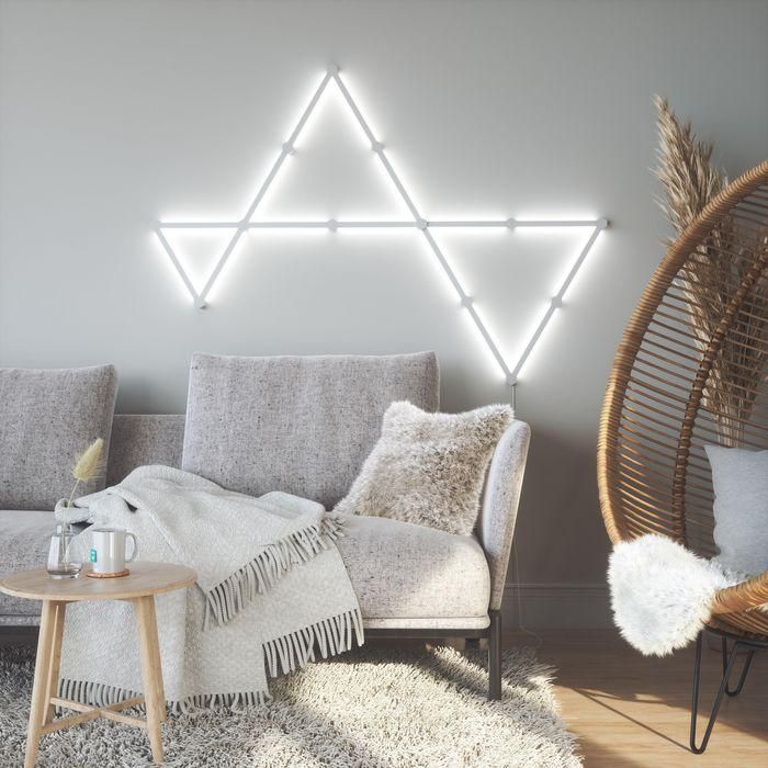 Nanoleaf Lines Starter Kit 15PK Barras de Luz LED Inteligentes Modulares RGBW Retroiluminadas con 2 Zonas de Color 1 Nanoleaf Lines Starter Kit 15PK Barras de Luz LED Inteligentes Modulares RGBW Retroiluminadas con 2 Zonas de Color 1