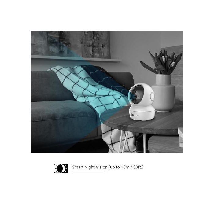 EZVIZ C6N Cámara de Seguridad IP Interior 4MP Esférica Giro 360° 2560 x 1440 Pixeles CS-C6N-D0-8B4WF 8