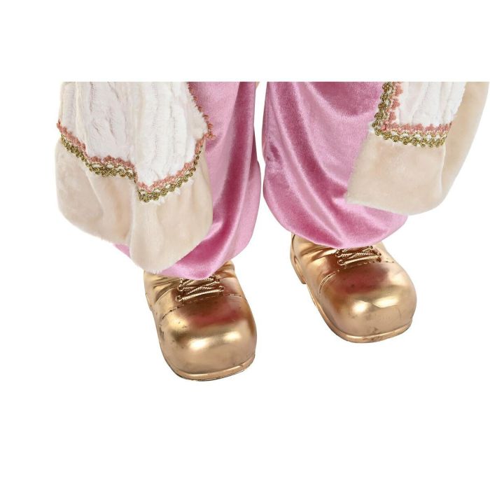 DKD Home Decor Figura Decorativa de Navidad Fantasia, Colores Rosa y Gris Claro, de Poliéster, PVC y Madera - 50 x 124 x 60 cm 2 DKD Home Decor Figura Decorativa de Navidad Fantasia, Colores Rosa y Gris Claro, de Poliéster, PVC y Madera - 50 x 124 x 60 cm 2