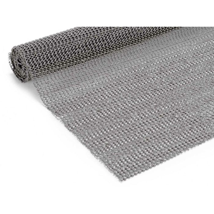 Alfombrilla Antideslizante Blanco Negro Gris Goma 45 x 0,1 x 100 cm (12 Unidades) 2