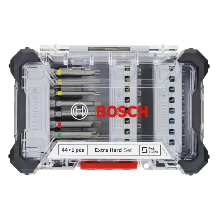Bosch Professional Juego de destornilladores 44 piezas con mango y expositor de sobremesa - AACFP70147