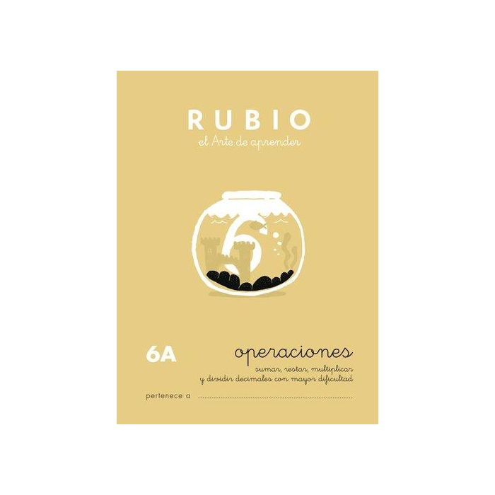 Cuaderno Rubio A5 Operaciones Y Problemas Nº 6A 10 unidades