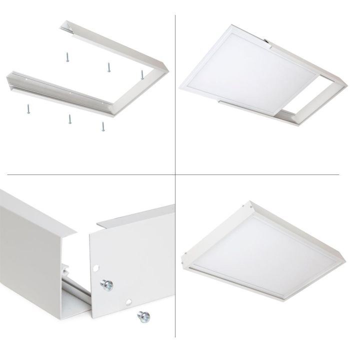 Marco Instalación Superficie Panel LED 60X30Cm Marco Instalación Superficie Panel LED 60X30Cm