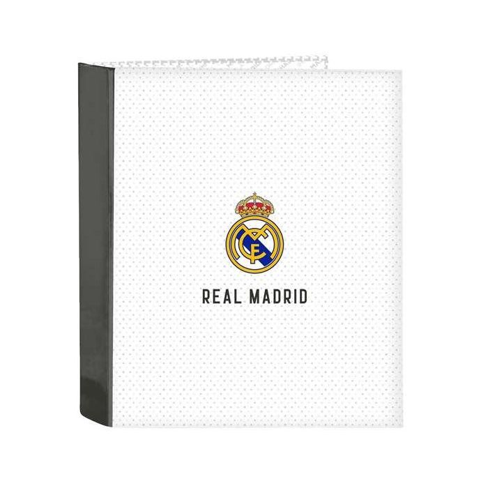 Carpeta Safta 4 Anillas Lomo Ancho Carton Folio Real Madrid 1 Equipacion 24-25 Carpeta Safta 4 Anillas Lomo Ancho Carton Folio Real Madrid 1 Equipacion 24-25
