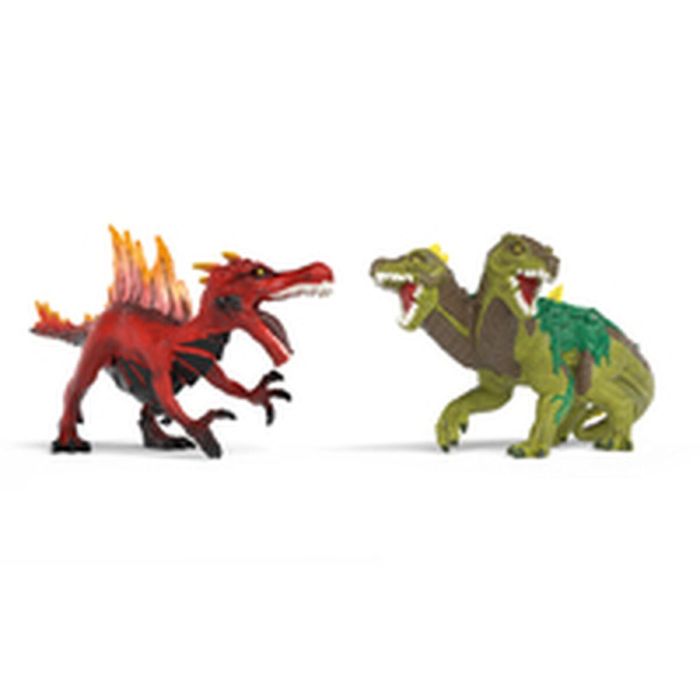 Schleich 70834 Figura de Saurio de Fuego vs. Lagarto de la Jungla Criaturas de Eldrador 17