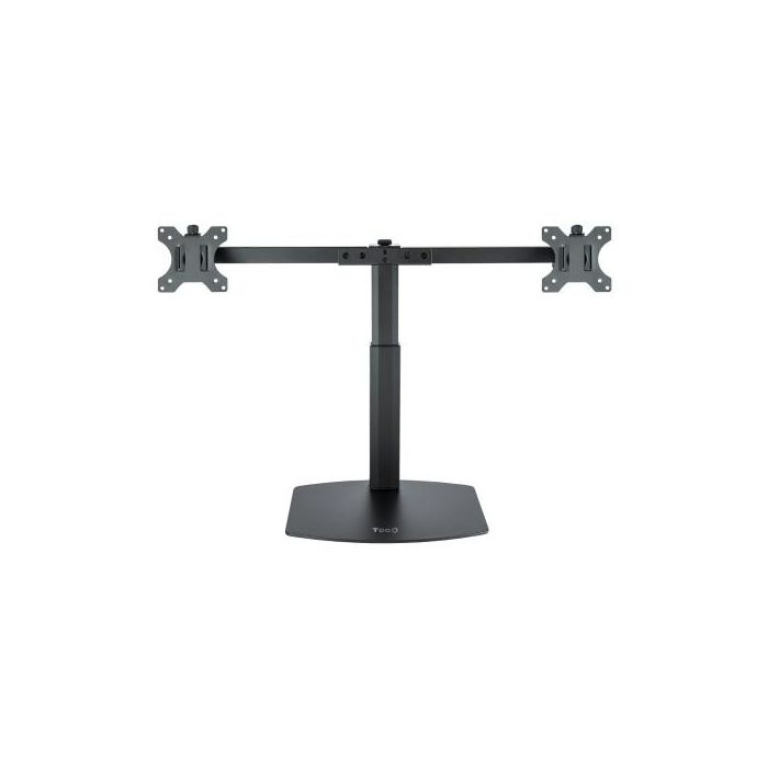 TooQ DB1727TN-B Soporte de Sobremesa para 2 Monitores 17-27" Brazo Pistón Gas Inclinable Giratorio hasta 6kg/brazo VESA 75/100 Negro 3