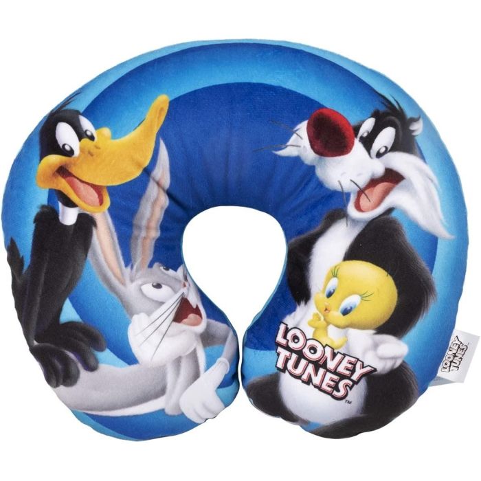Looney Tunes I37 CZ10977 Almohada de Viaje para el Cuello para Niños desde 12 meses con Microperlas Rosa Aterciopelada Talla M Looney Tunes I37 CZ10977 Almohada de Viaje para el Cuello para Niños desde 12 meses con Microperlas Rosa Aterciopelada Talla M