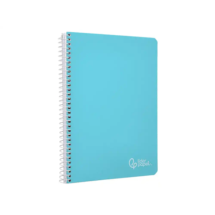 Liderpapel Cuaderno Espiral A4 Witty Tapa Dura 80 Hojas 90gr Cuadro 4mm Con Margen Celeste 3