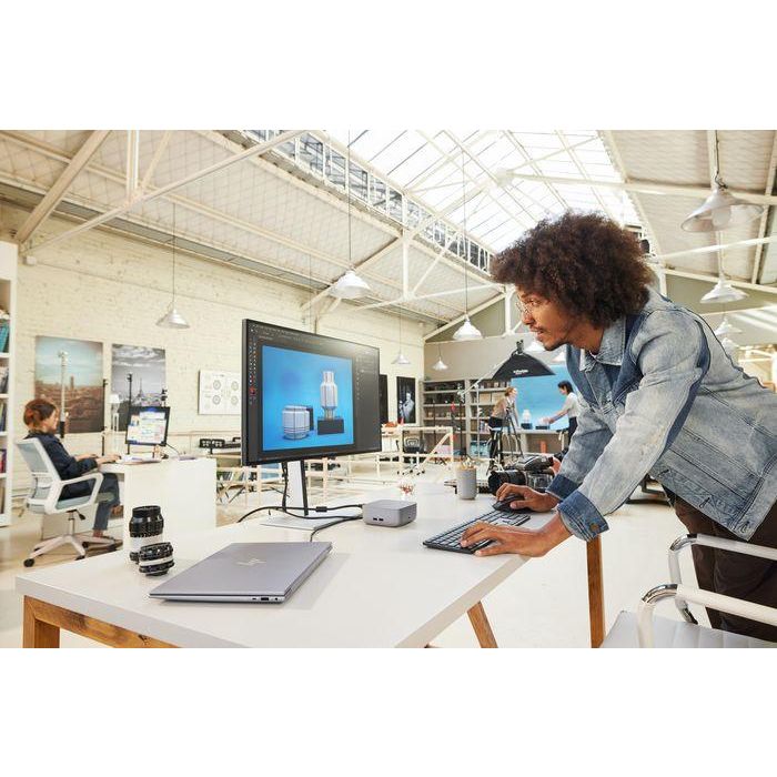 HP 727pm Series 7 Pro Monitor de Videoconferencia Inteligente 27 Pulgadas 4K con IA y Thunderbolt 4 15