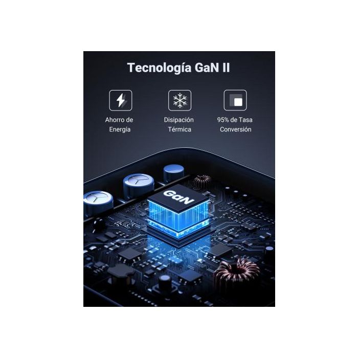 UGREEN Cargador Nexode 90928, Carga Rápida 100W, 3 USB C + 1 USB A, Compatible Universal, Gris 4 UGREEN Cargador Nexode 90928, Carga Rápida 100W, 3 USB C + 1 USB A, Compatible Universal, Gris 4