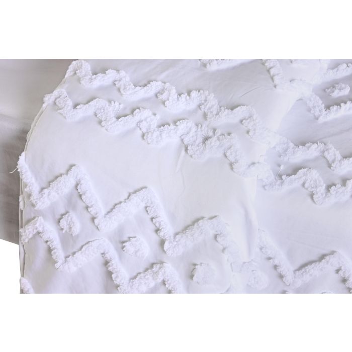 Colcha Boho DKD Home Decor Blanco 260 x 240 cm 1 Colcha Boho DKD Home Decor Blanco 260 x 240 cm 1